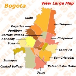 Bogota Map