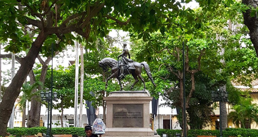 Bolivar Statue Cartagena