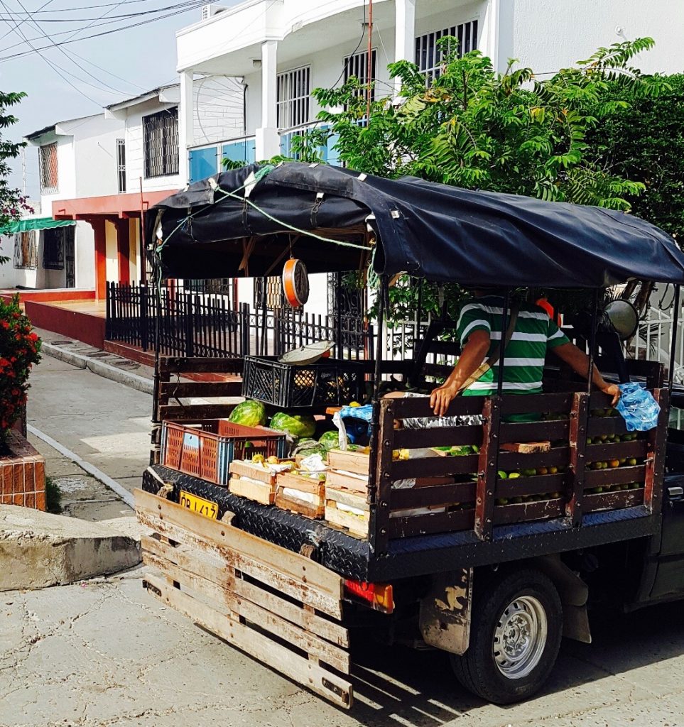 Cartagena fruit vendor