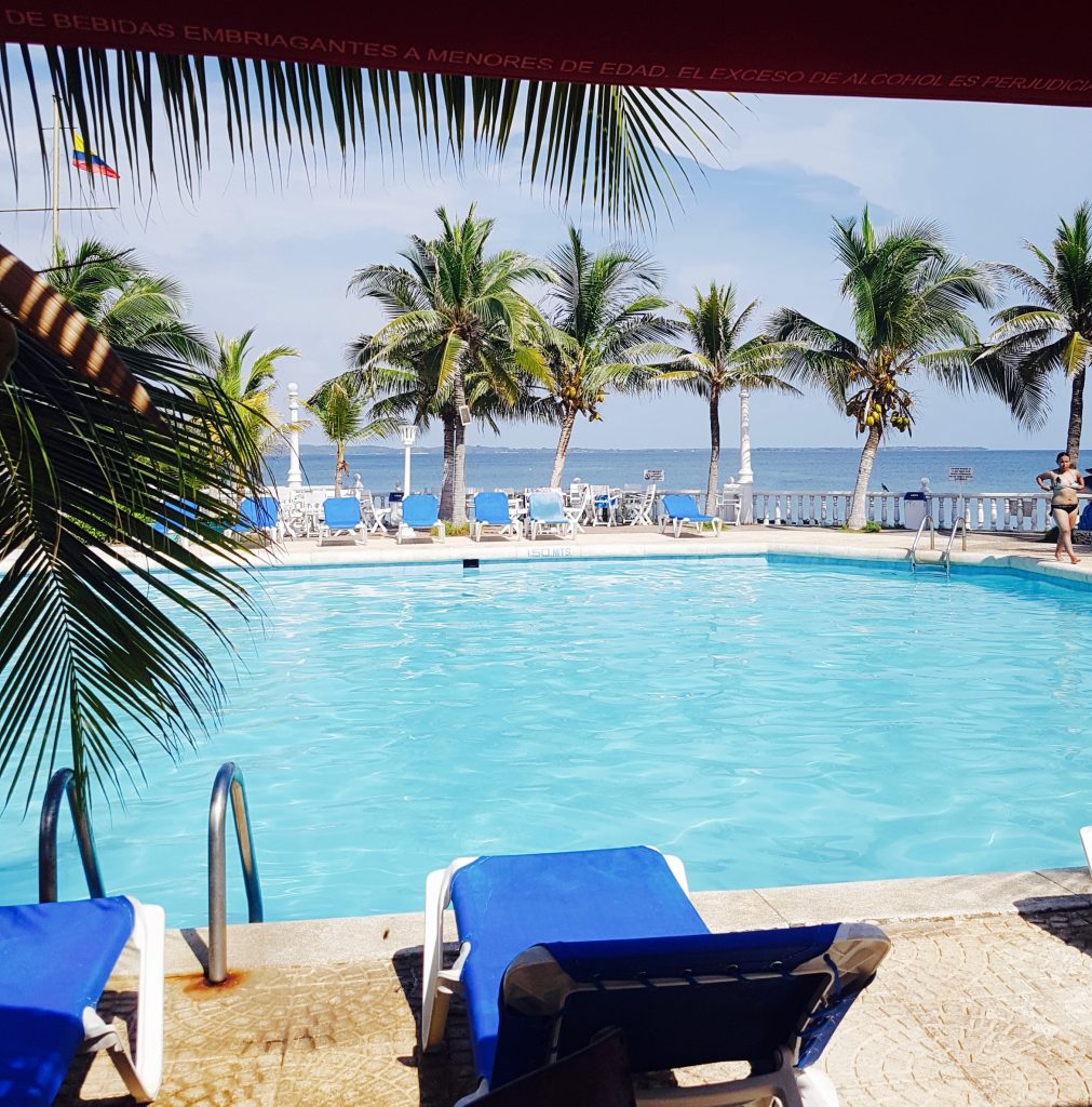 Resort Pool diving Rosario Islands Colombia