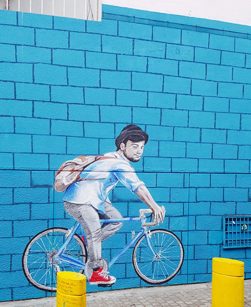 Cyclist Mural Cali