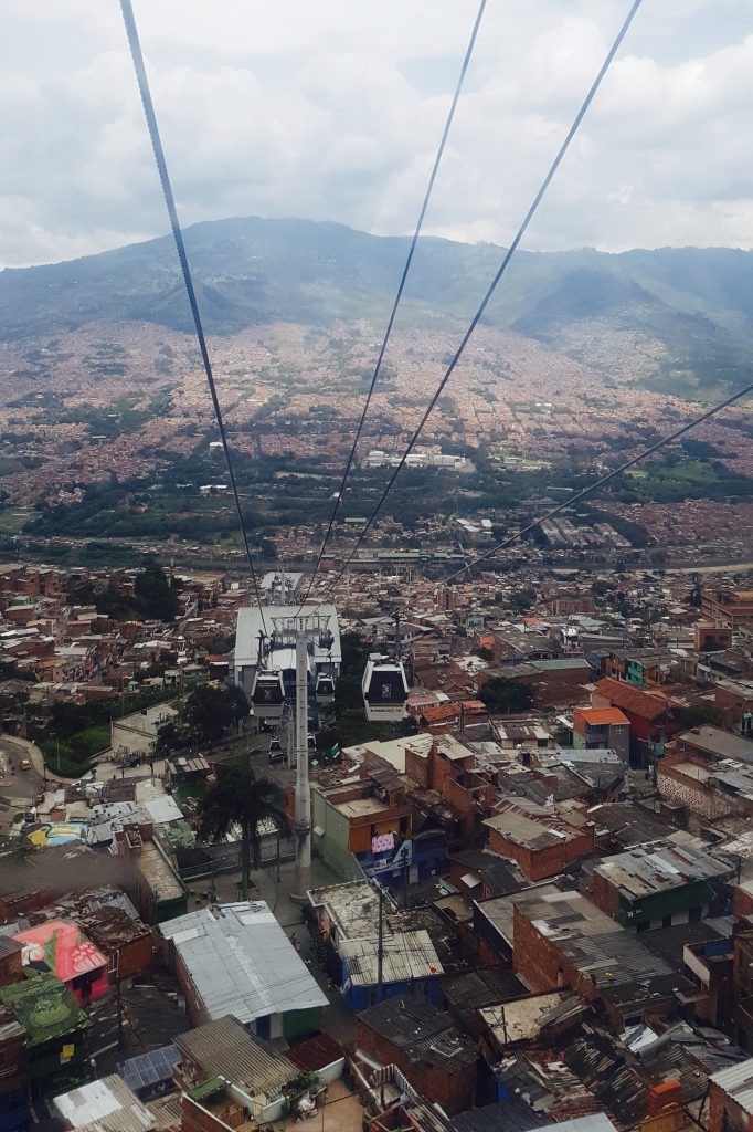 Cable Car Touring around Medellin