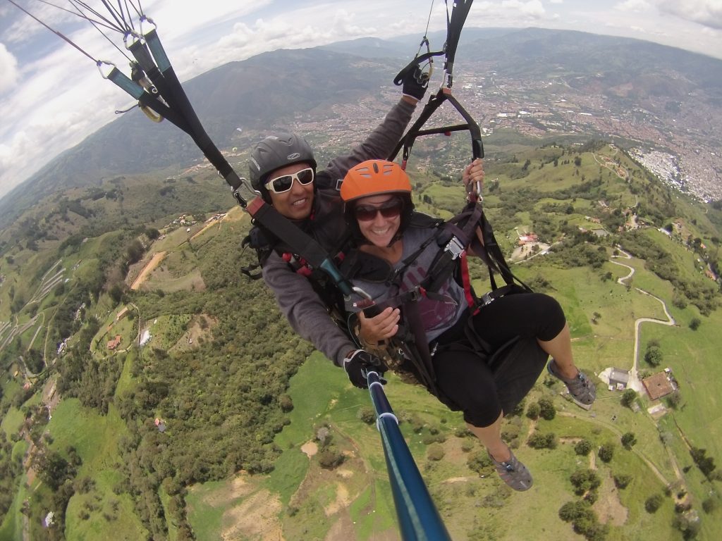 Me Paragliding