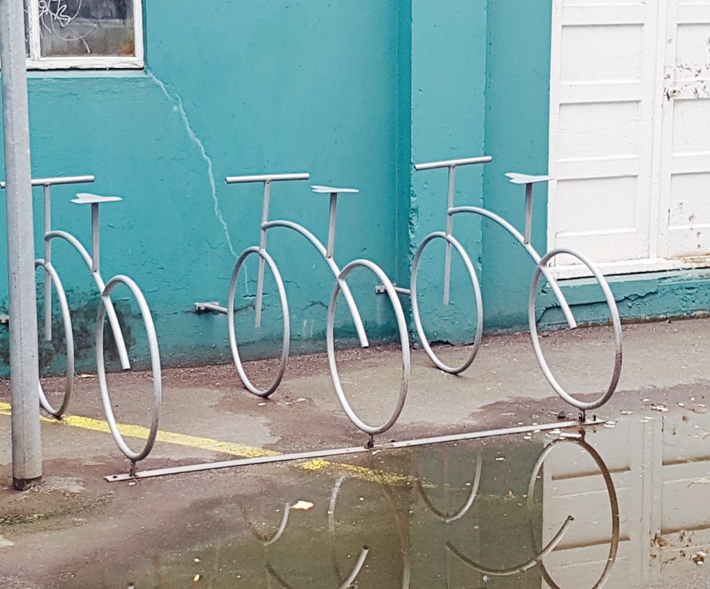 Bike Parking Reykjavik Street Art