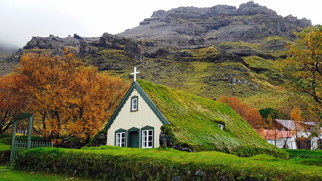 Pretty church in Iceland