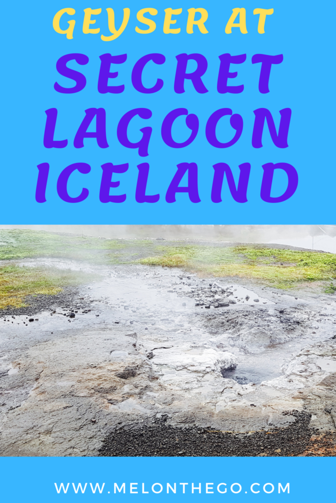 Pin Secret Lagoon Iceland geyser