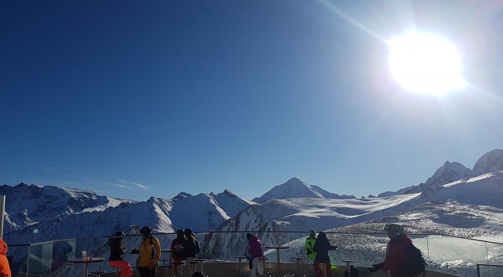 Sunshine photos of the Ischgl Alps