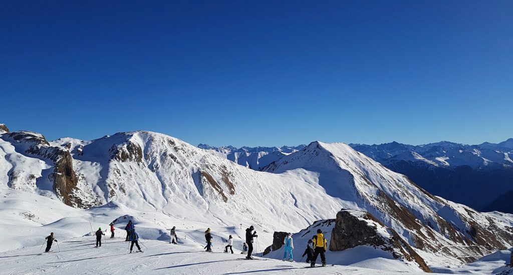 first day skiing Ischgl