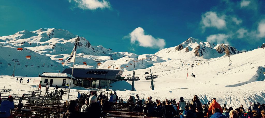 lunch view Ischgl Samnaun