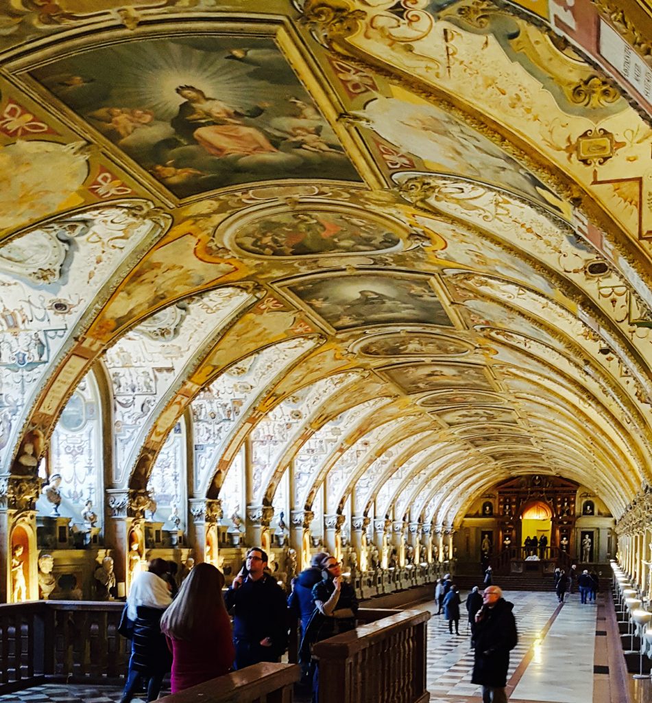 Grand Hallway The Residenz Munich outside the beer halls