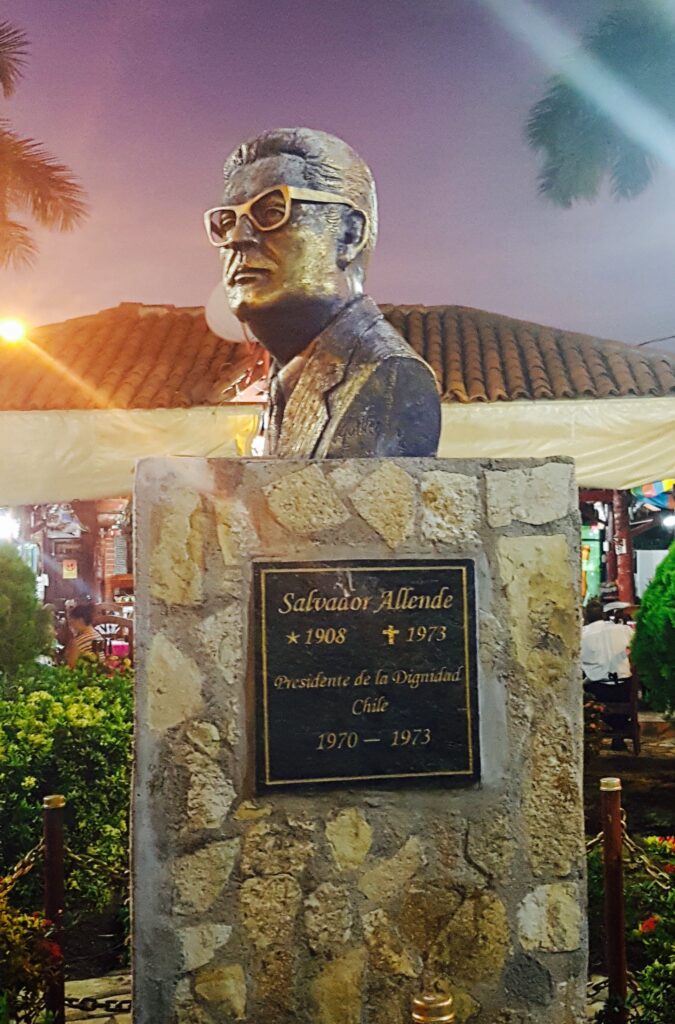 Salvador Allende Statue Managua