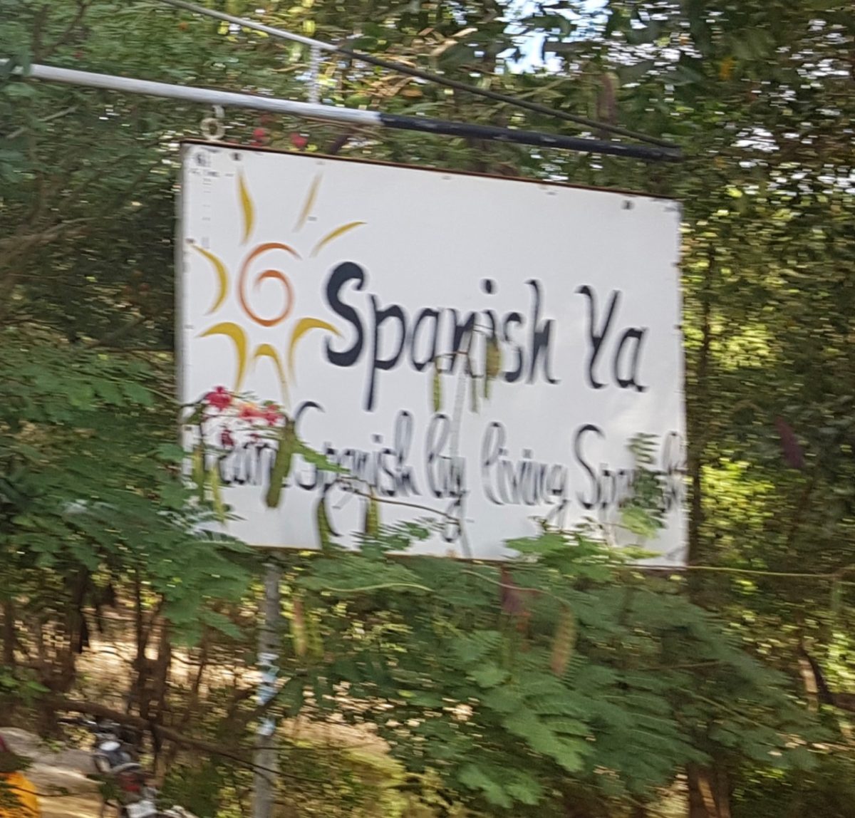 Spanish lessons in Nicaragua sign