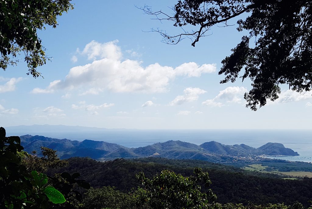 Costa Rica view from a visit to Parque Aventura las Nubes