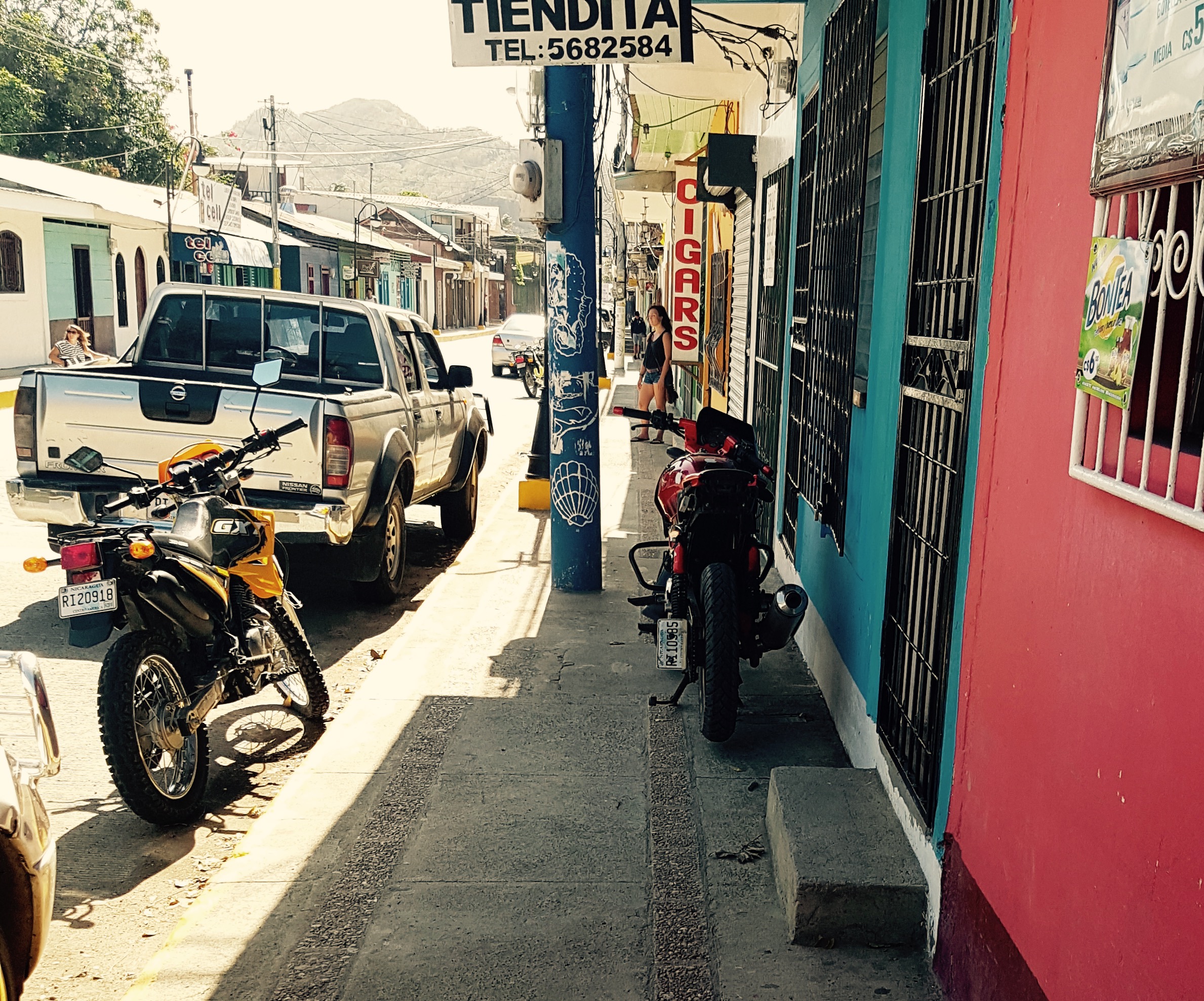 Sidewalk Motorcycle