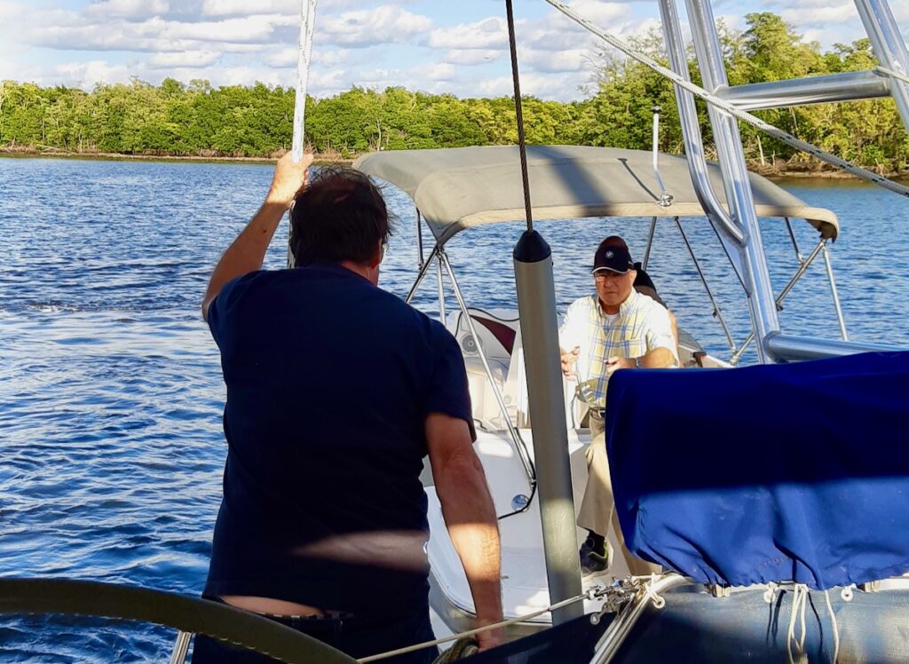 First grounding first days on board