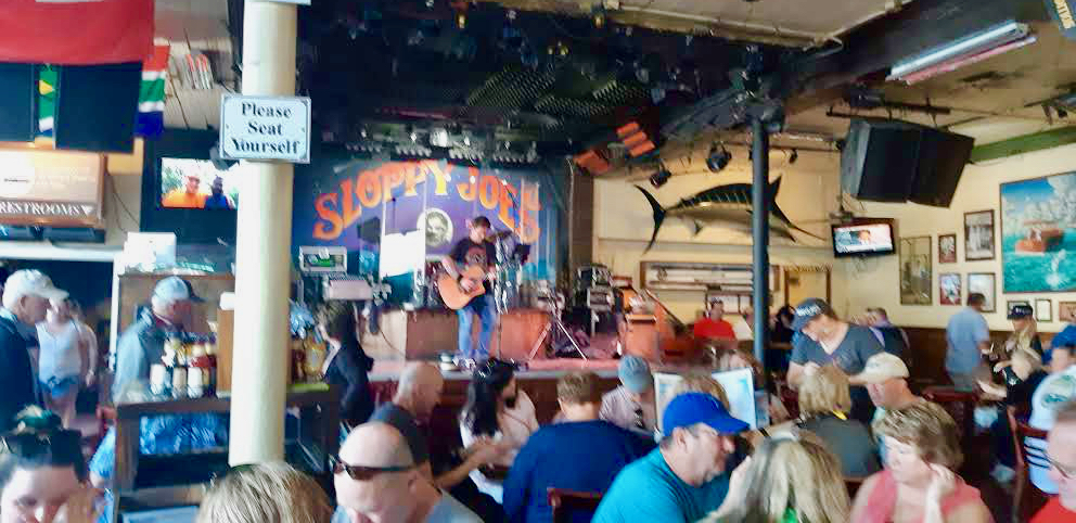 Sloppy Joe's has live music all day do in Key West