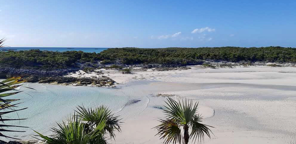 Beautiful beach Exuma Cays Bahamas