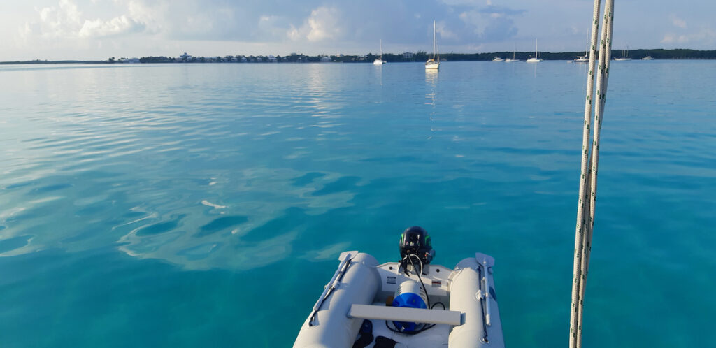 dinghy with propane engine