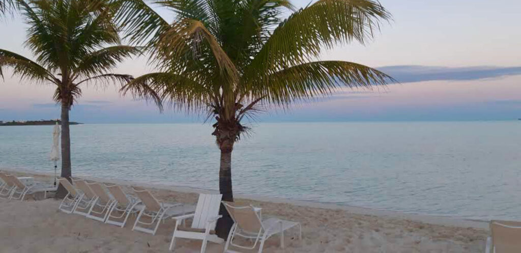 Sunset sky in Turks and Caicos