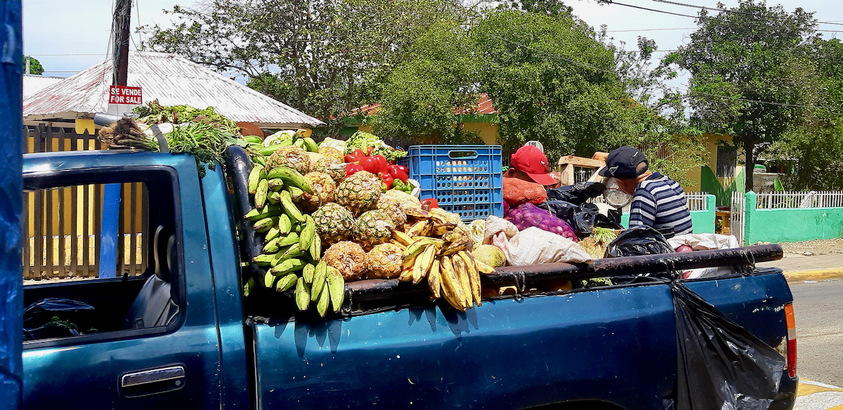 produce truck, Dominican Republic