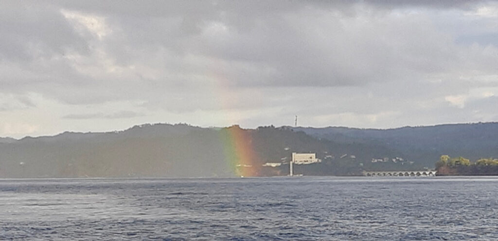 rainbow over Samana