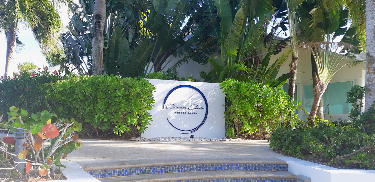 Marina Complex sign, Samana DR