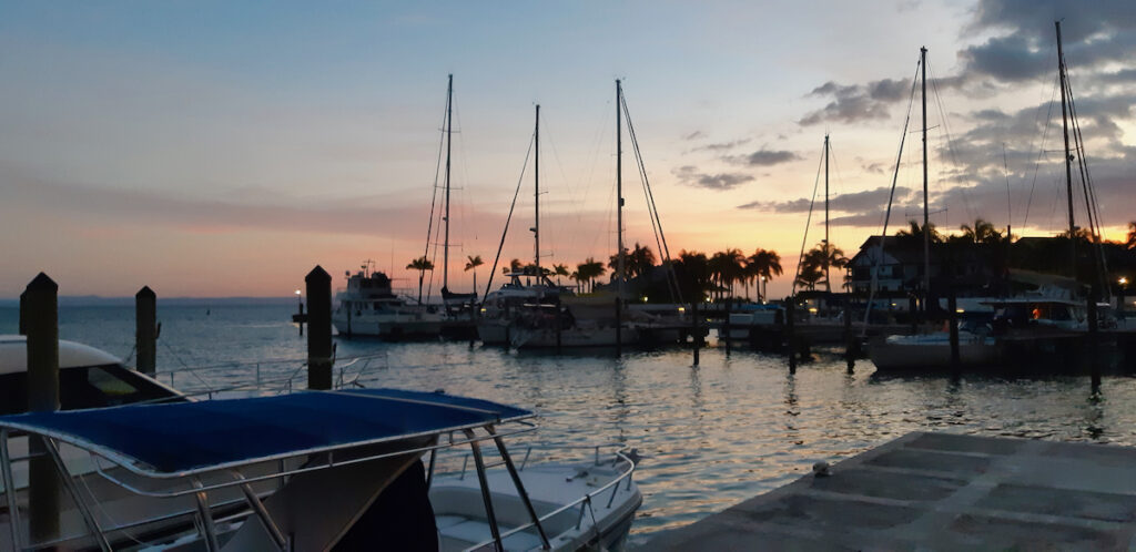 Samana Marina After Sunset