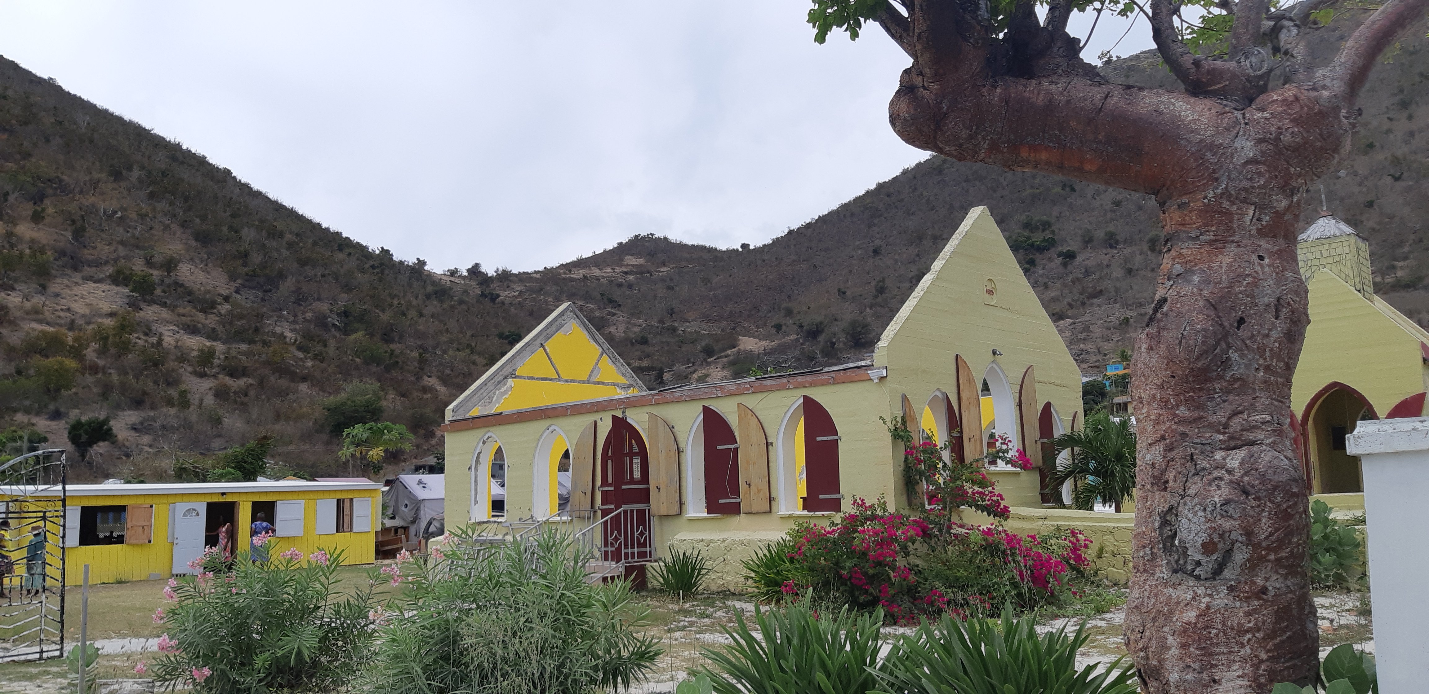 ruined church Tortola