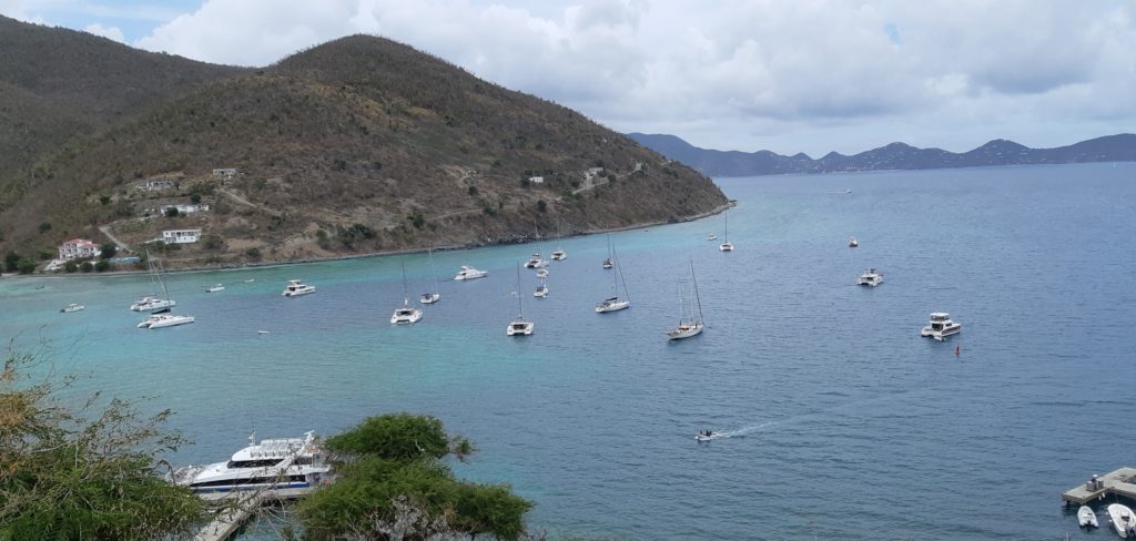 Jost Van Dyke speeding through the Virgin islands