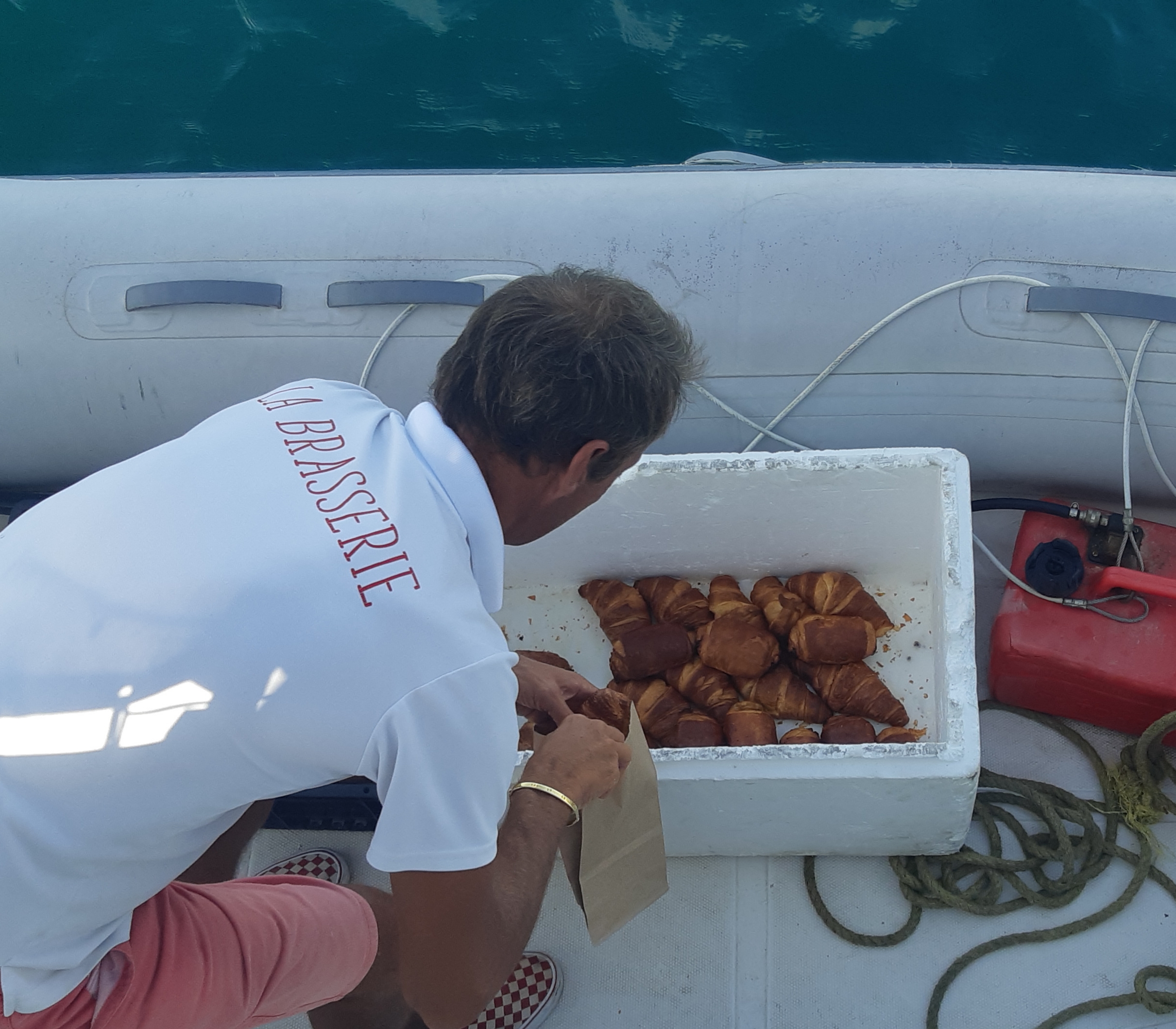 Croissants from La Brasserie in Engliish Harbour Antigua