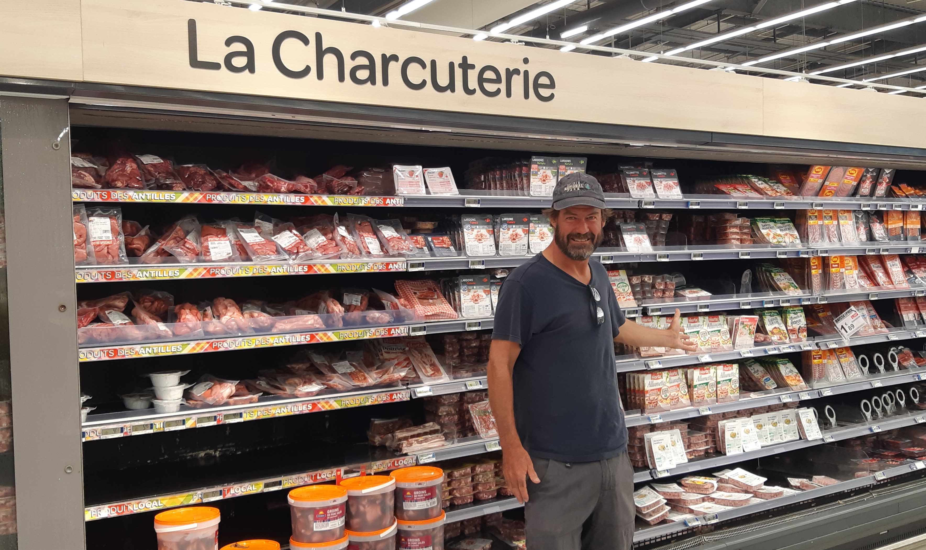 charcuterie Martinique supermarket