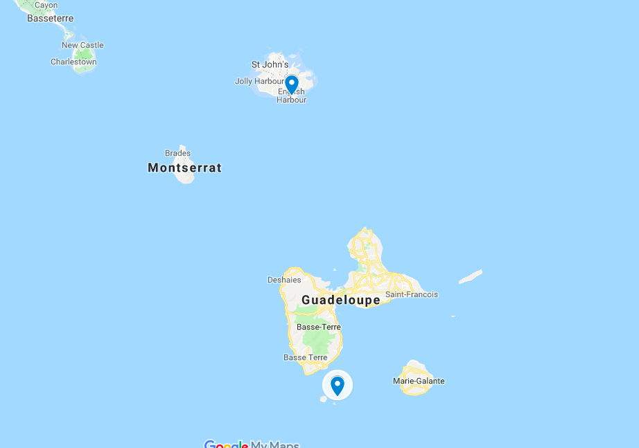 Map Iles des Saintes