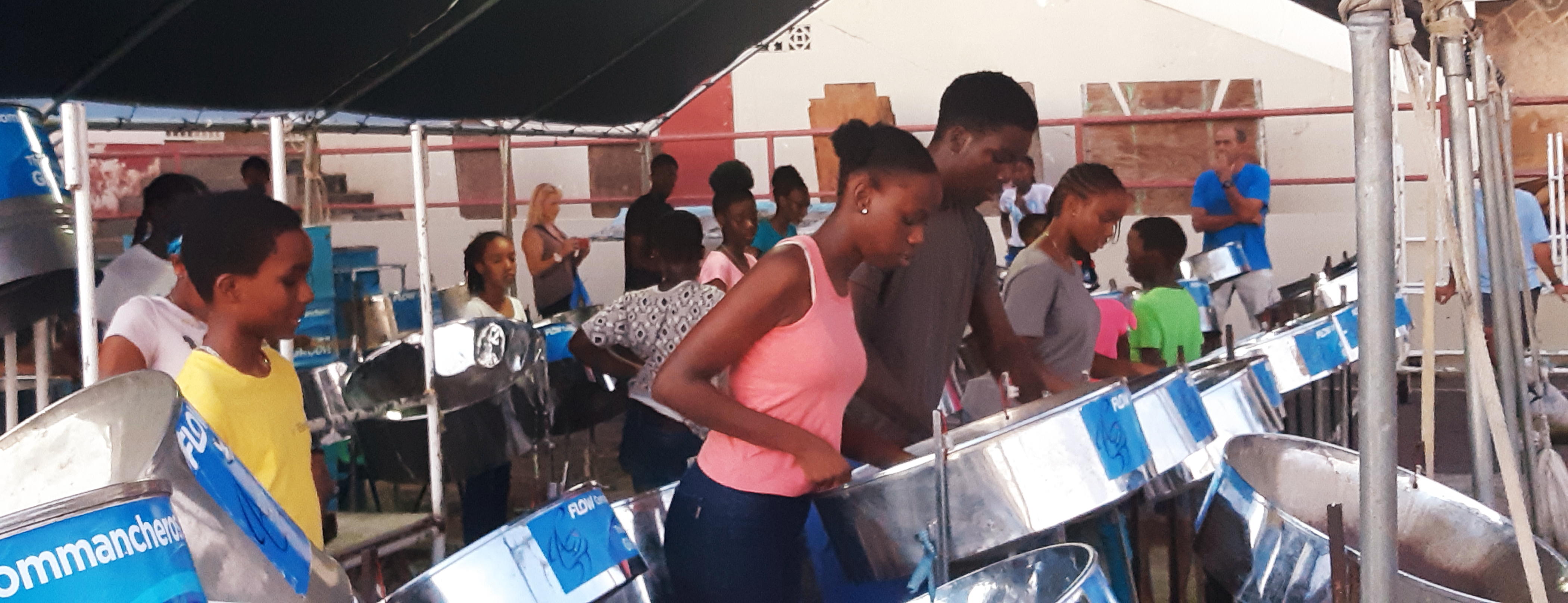 Steel band fun in Camp Grenada