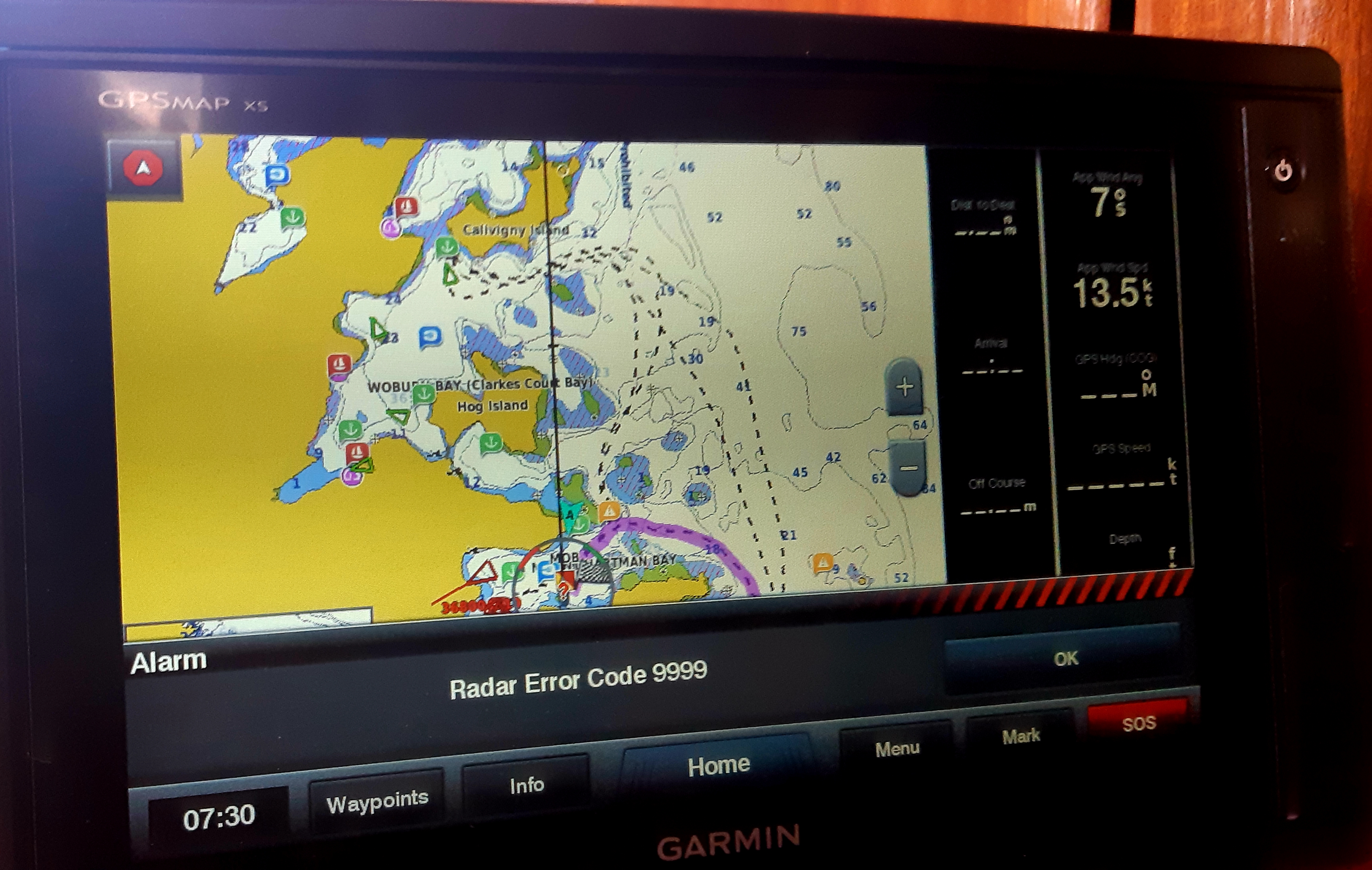 chart plotter boat work