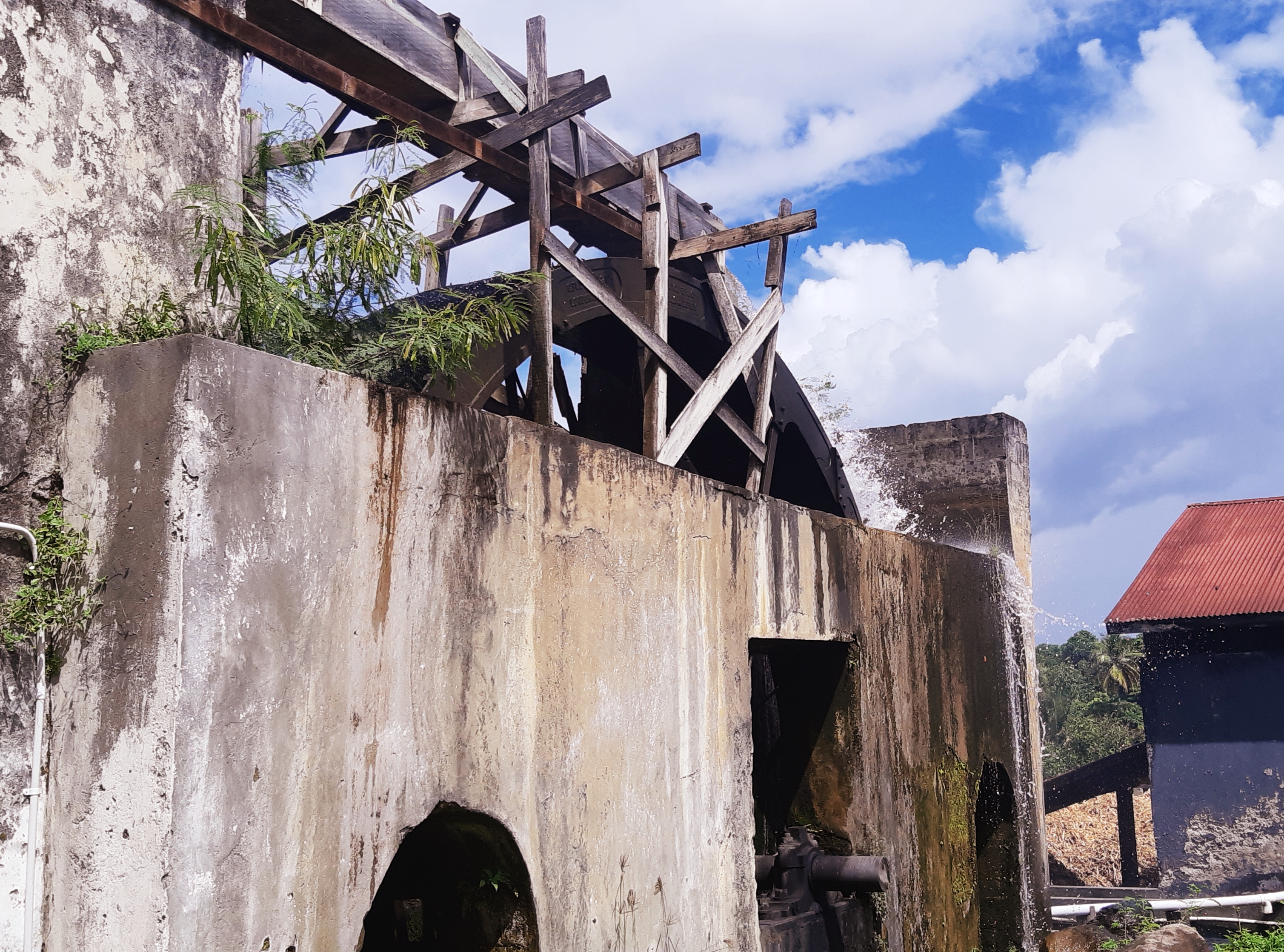 Rivers Rum Water wheel