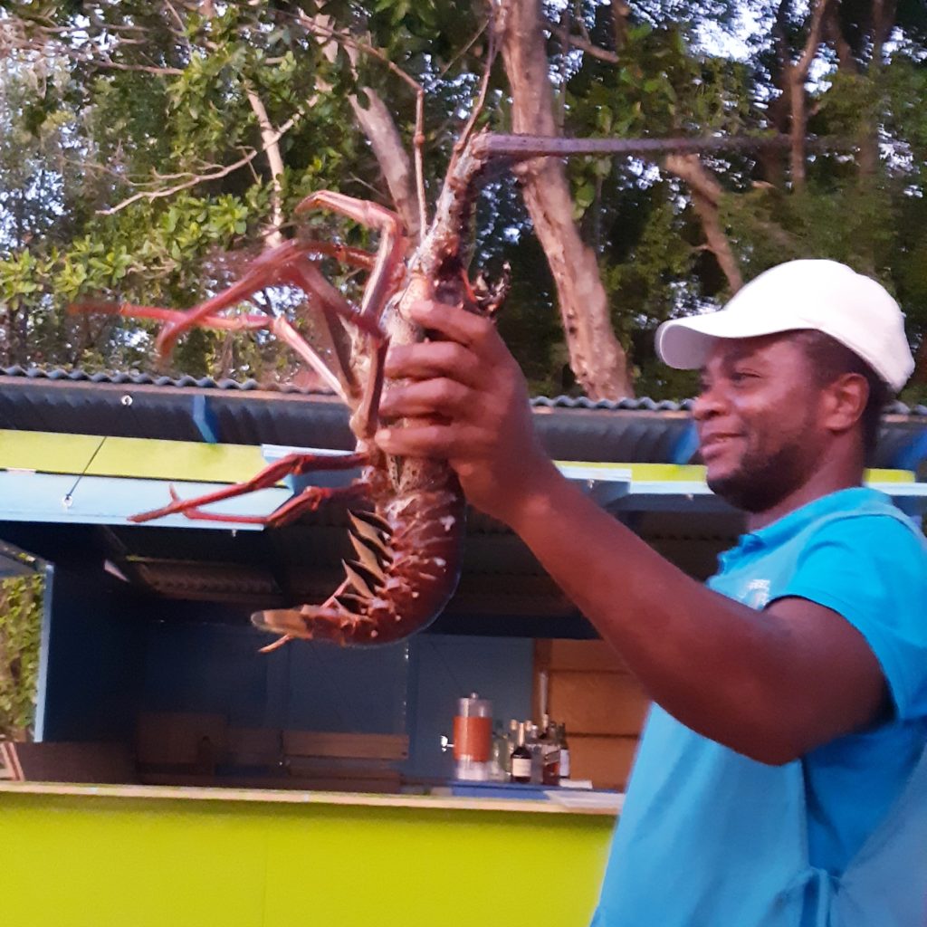 lobster paradise beach Carriacou favorite