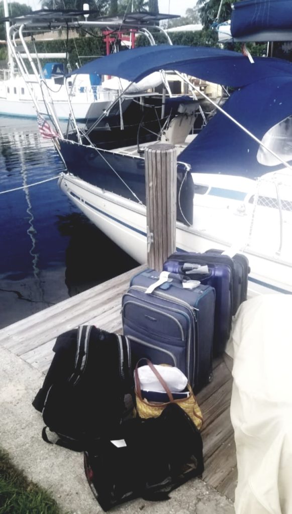 luggage for a boat