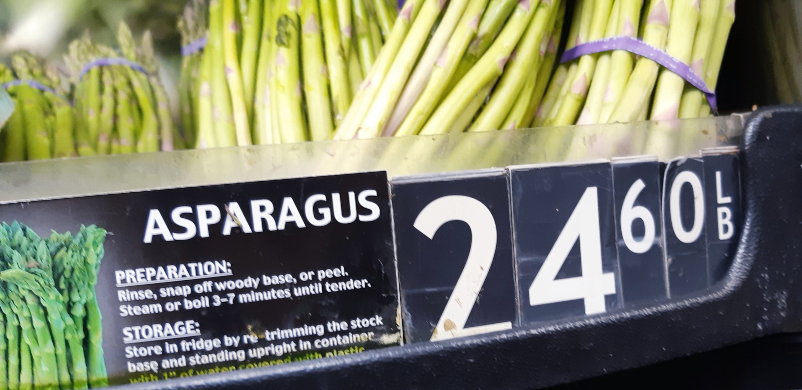 Asparagus is expensive in Grenada