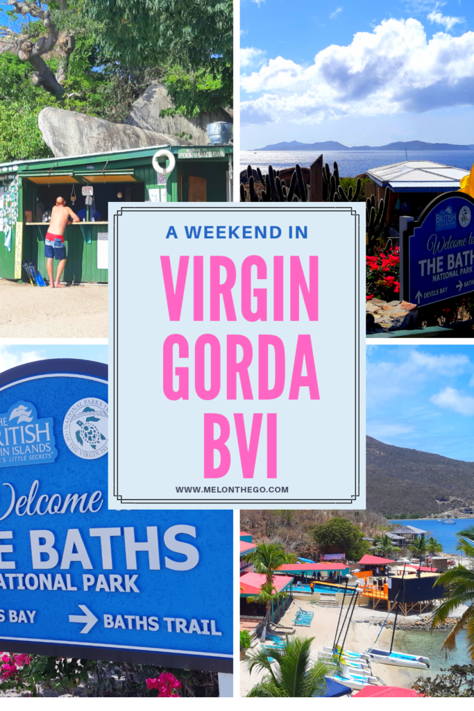 A weekend in Virgin Gorda BVI pin