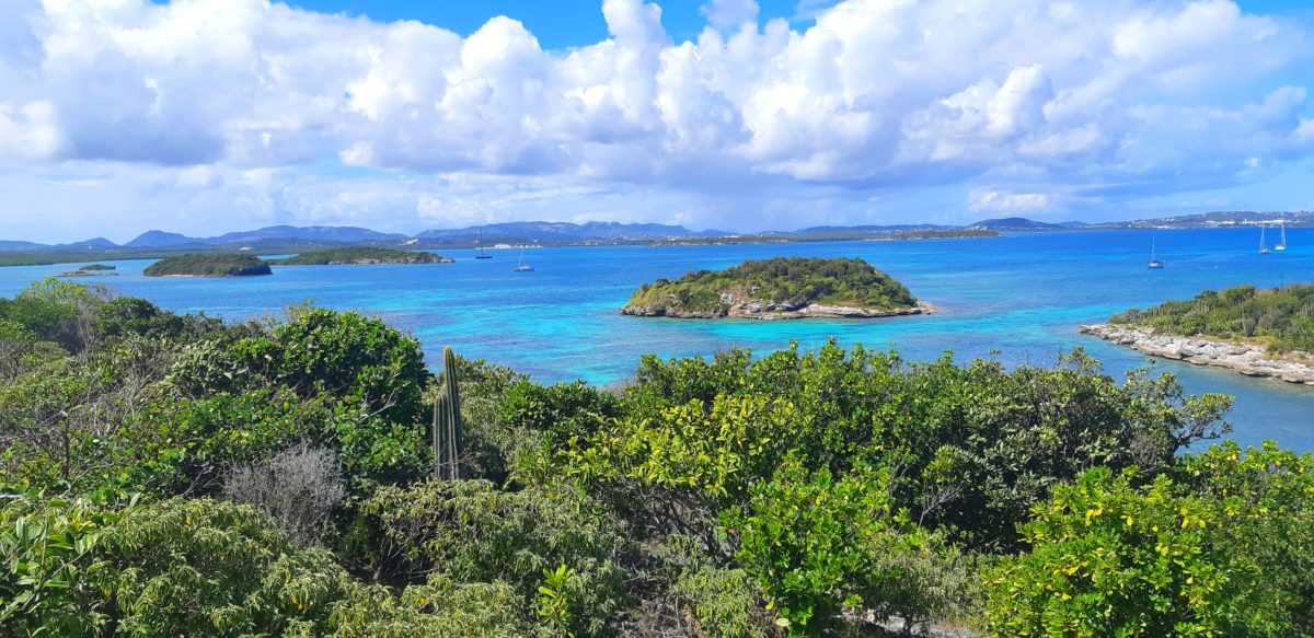 Where We Are: Anchored in Great Bird Island, Antigua