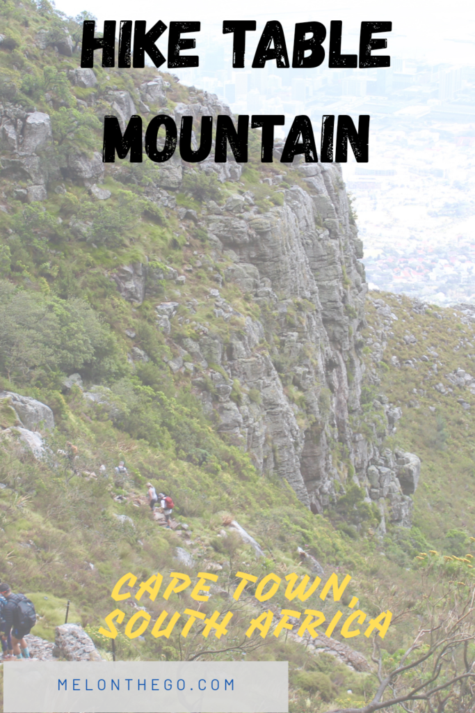 Hike up table mountain pin