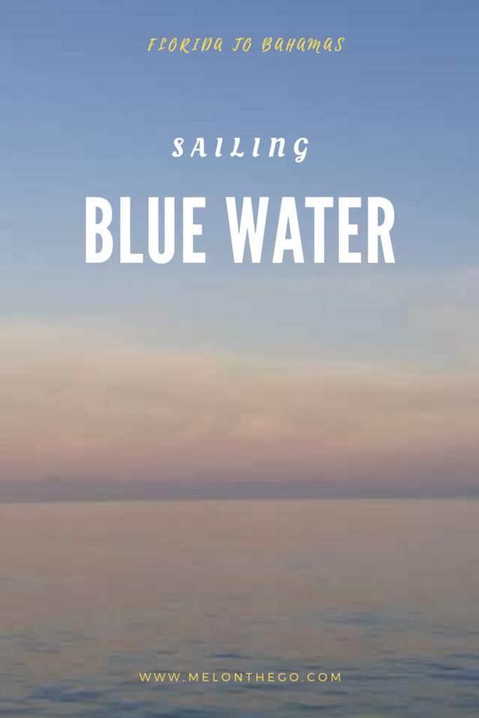 Pin blue water sailing