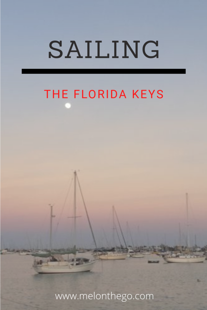 Sailing the florida keys pin