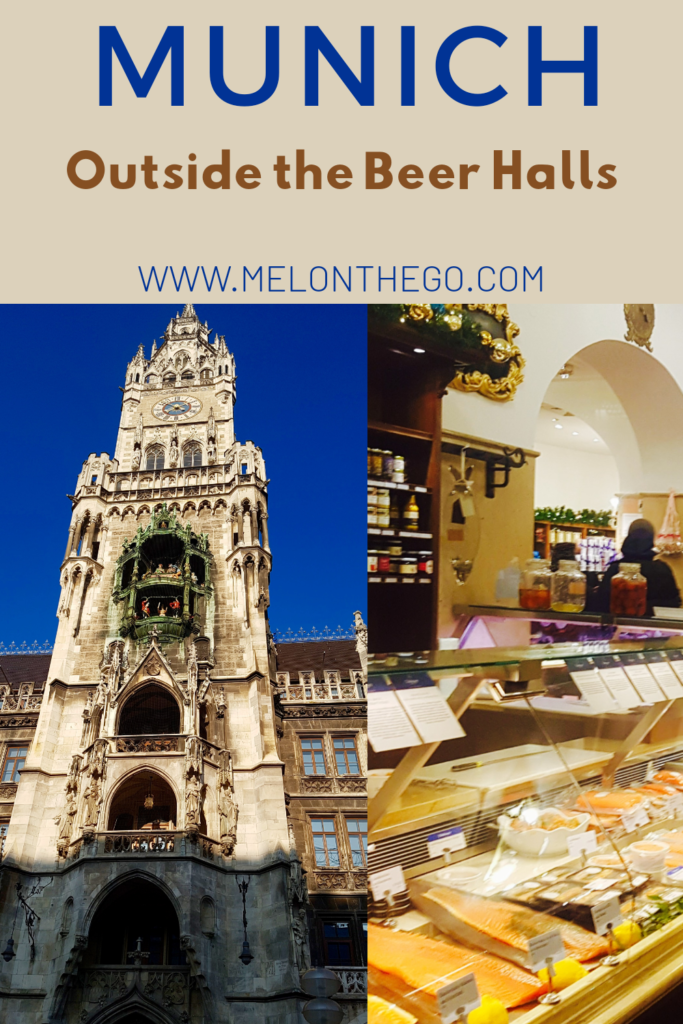 Munich outside beer halls pin