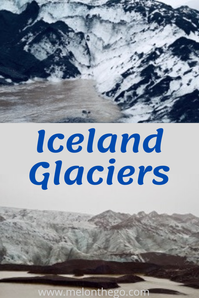 Pin Iceland rain, glaciers and lava fields