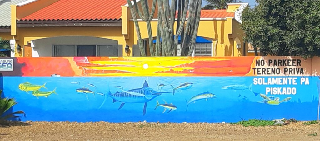 marine street art Bonaire