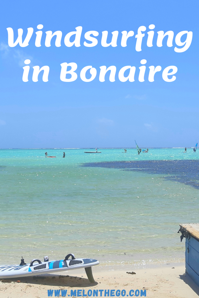 Windsurfing in Bonaire pin