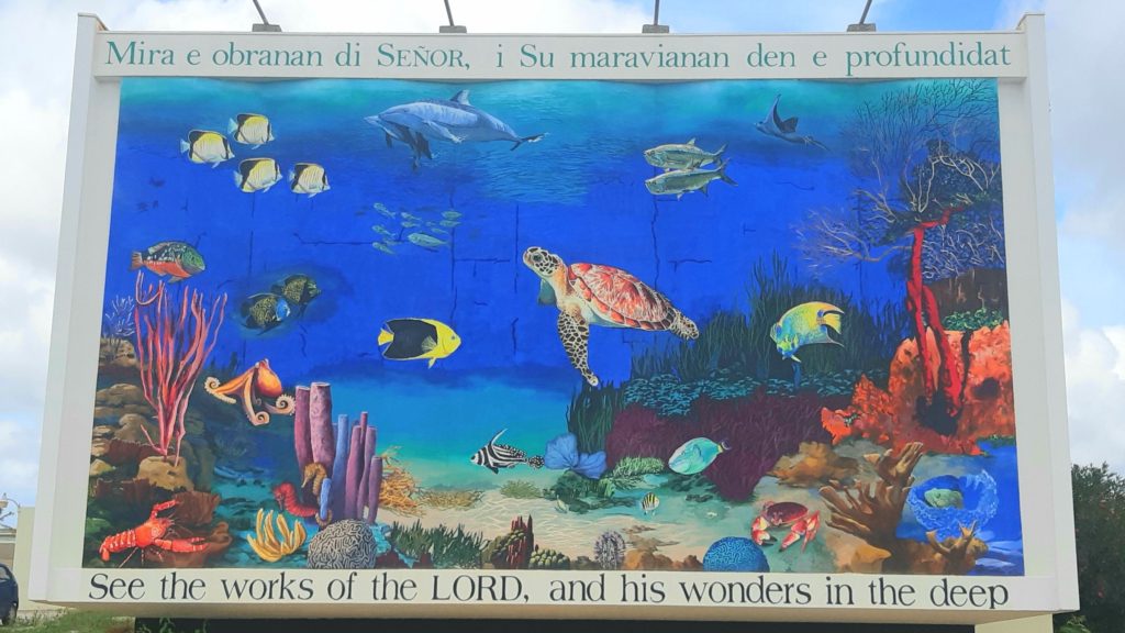 Bonaire street art marine life