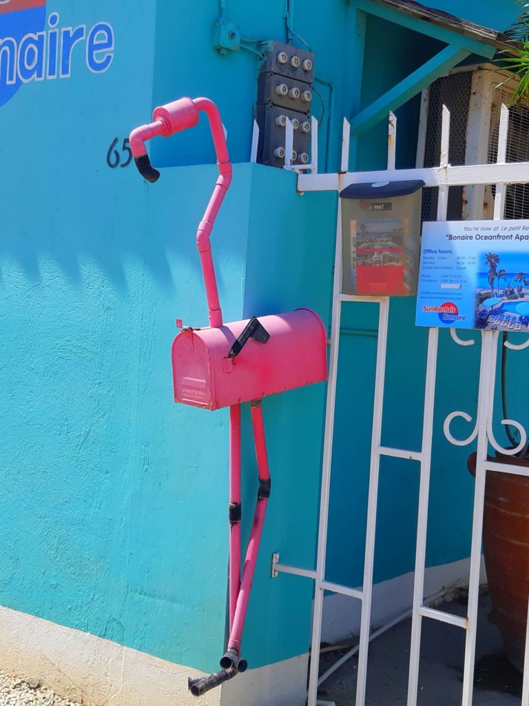 Flamingo mailbox