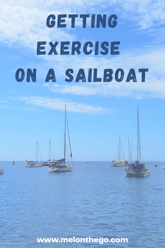 EXERCISE ON A SAILBOAT PIN